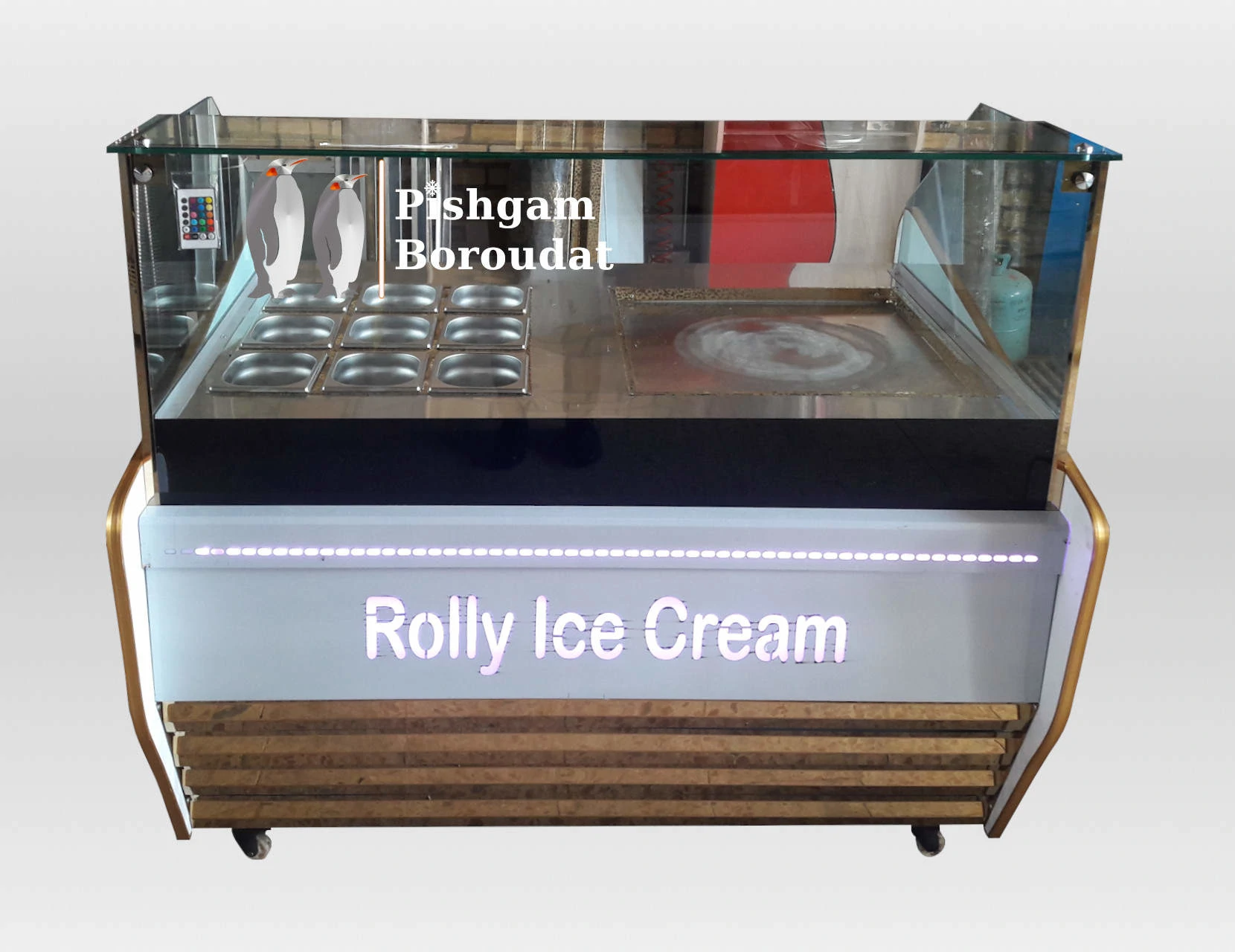 تاپینگ بستنی رولی